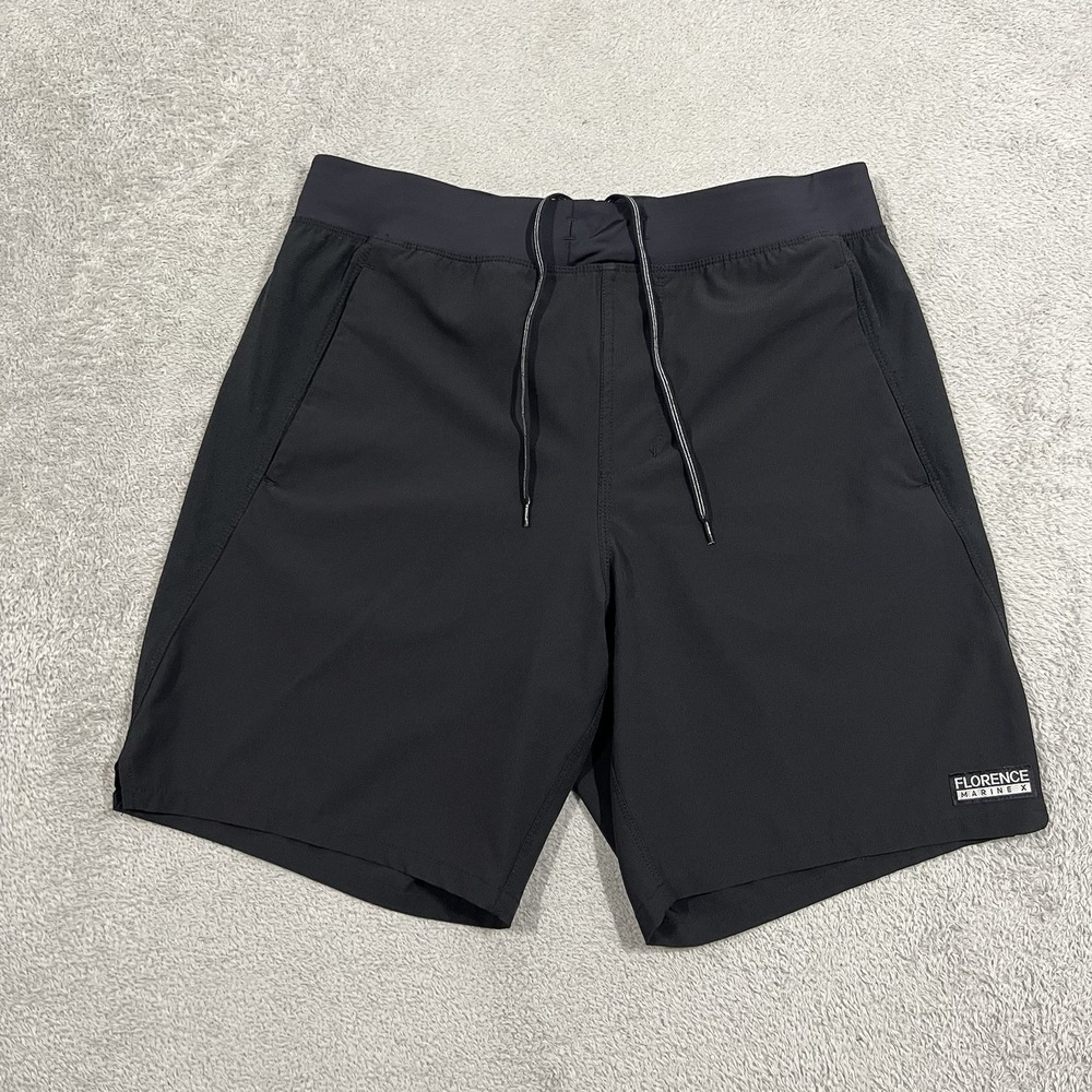 Florence Marine X Shorts Mens Medium Black Athletic Performance Beach Training